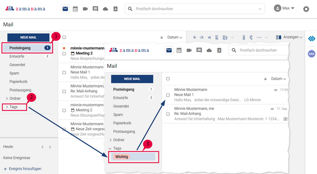 Schritt-für-Schritt-Anleitung zum Filtern von E-Mails mithilfe von Tags
