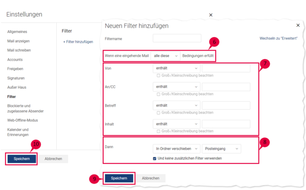 Schritt-für-Schritt-Anleitung zum Hinzufügen eines Filters