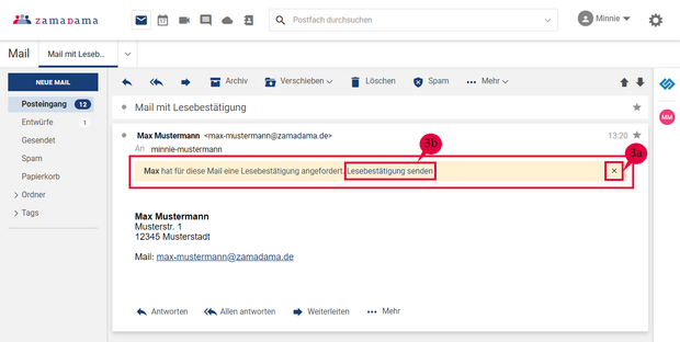 Schritt-für-Schritt-Anleitung zum Anfordern einer Lesebestätigung für E-Mails