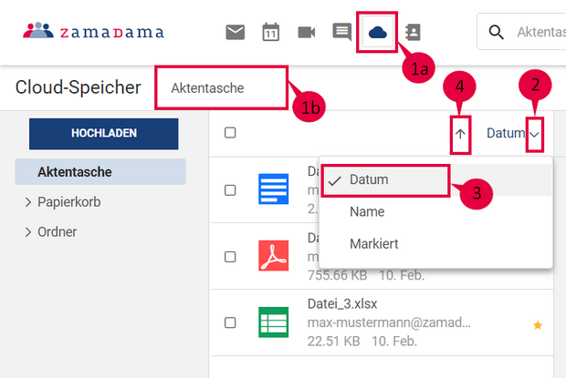Schritt-für-Schritt-Anleitung zum Sortieren der E-Mails nach Datum